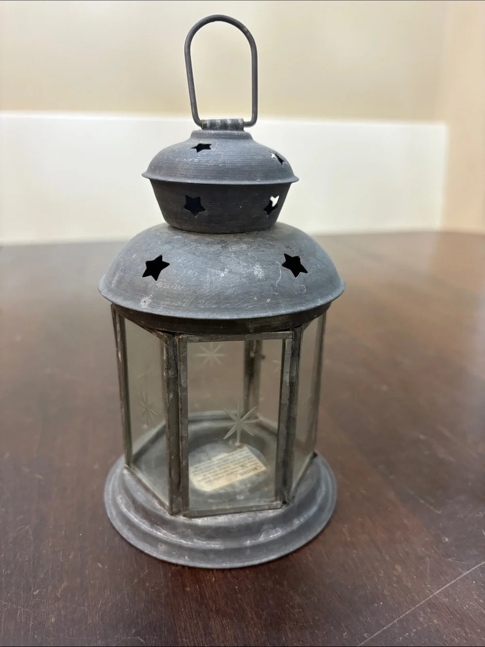 Rustic Ton Star Lantern Candle Holder